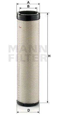 Antrinis oro filtras MANN-FILTER CF 1570