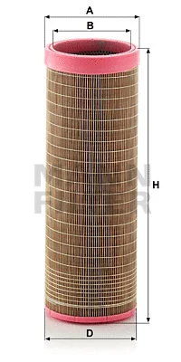 Antrinis oro filtras MANN-FILTER CF 18 190/2