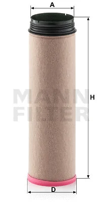 Antrinis oro filtras MANN-FILTER CF 710