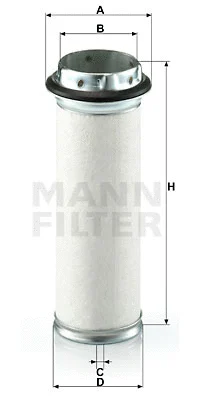 Antrinis oro filtras MANN-FILTER CF 711