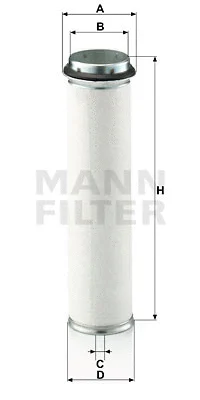 Antrinis oro filtras MANN-FILTER CF 811