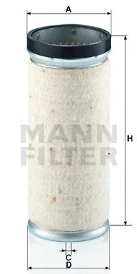 Antrinis oro filtras MANN-FILTER CF 820