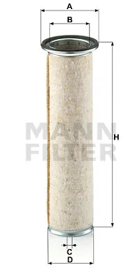 Antrinis oro filtras MANN-FILTER CF 930
