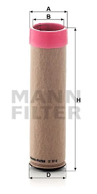 Antrinis oro filtras MANN-FILTER CF 97/2
