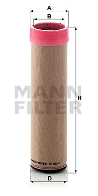 Antrinis oro filtras MANN-FILTER CF 990/2