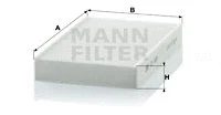 Salono filtras MANN-FILTER CU 1629