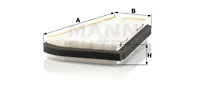 Salono filtras MANN-FILTER CU 17 003