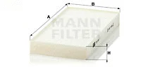Salono filtras MANN-FILTER CU 1811-2