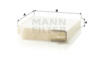 Salono filtras MANN-FILTER CU 1829