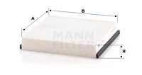 Salono filtras MANN-FILTER CU 1931-2