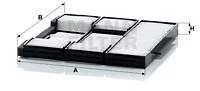 Salono filtras MANN-FILTER CU 2015