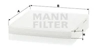 Salono filtras MANN-FILTER CU 2132