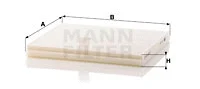 Salono filtras MANN-FILTER CU 2137