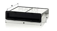 Salono filtras MANN-FILTER CU 22 004