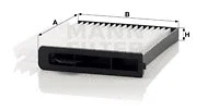 Salono filtras MANN-FILTER CU 22 007