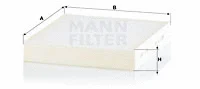 Salono filtras MANN-FILTER CU 22 034