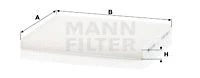Salono filtras MANN-FILTER CU 2243