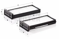 Salono filtras MANN-FILTER CU 23 000-2