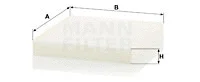 Salono filtras MANN-FILTER CU 23 019