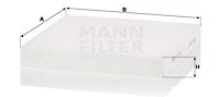 Salono filtras MANN-FILTER CU 23 024