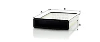 Salono filtras MANN-FILTER CU 2317