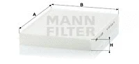 Salono filtras MANN-FILTER CU 2335