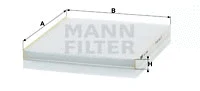 Salono filtras MANN-FILTER CU 2336