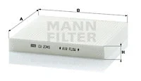 Salono filtras MANN-FILTER CU 2345