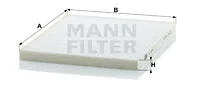 Salono filtras MANN-FILTER CU 2434