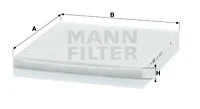 Salono filtras MANN-FILTER CU 2435