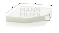 Salono filtras MANN-FILTER CU 2450