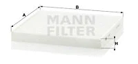 Salono filtras MANN-FILTER CU 2544