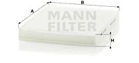 Salono filtras MANN-FILTER CU 2545
