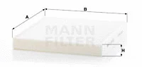 Salono filtras MANN-FILTER CU 26 009