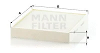 Salono filtras MANN-FILTER CU 26 010