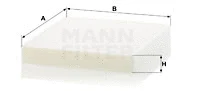 Salono filtras MANN-FILTER CU 26 021