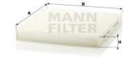 Salono filtras MANN-FILTER CU 27 008