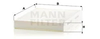 Salono filtras MANN-FILTER CU 2733
