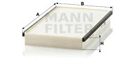 Salono filtras MANN-FILTER CU 2746