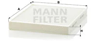 Salono filtras MANN-FILTER CU 2757