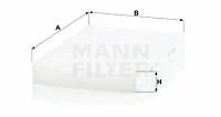 Salono filtras MANN-FILTER CU 2940