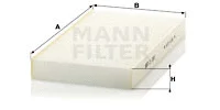 Salono filtras MANN-FILTER CU 2951