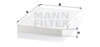 Salono filtras MANN-FILTER CU 3037