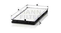 Salono filtras MANN-FILTER CU 3338