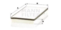 Salono filtras MANN-FILTER CU 3340