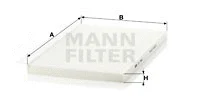 Salono filtras MANN-FILTER CU 3562