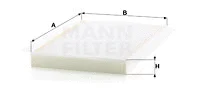 Salono filtras MANN-FILTER CU 3569