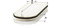 Salono filtras MANN-FILTER CU 3642-2