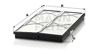 Salono filtras MANN-FILTER CU 3759