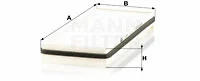 Salono filtras MANN-FILTER CU 3840